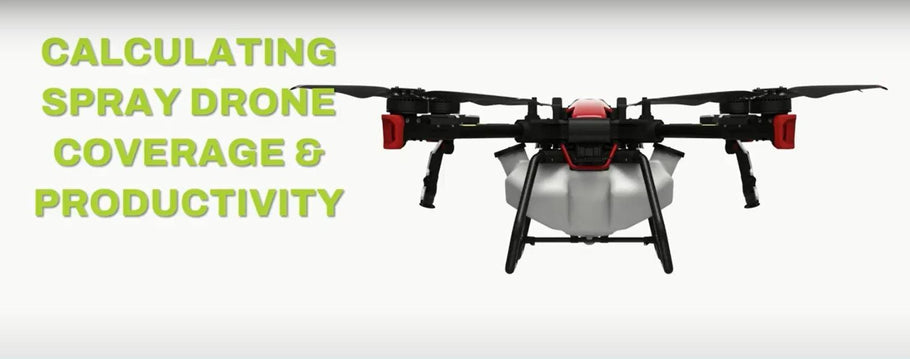 Spray Drone Coverage & Productivity EXPLAINED | XAG V40, DJI T40 etc