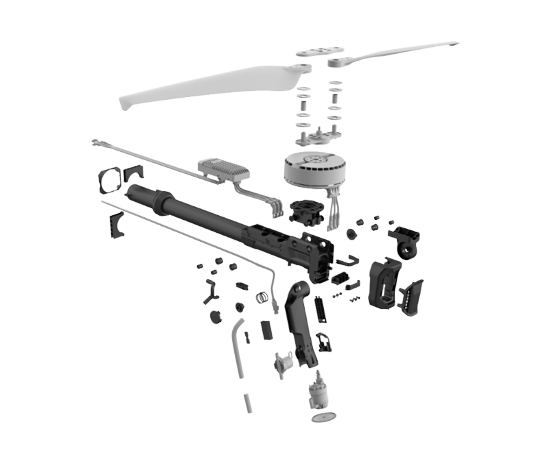 P100 - Arms - Frame (Arm 3)