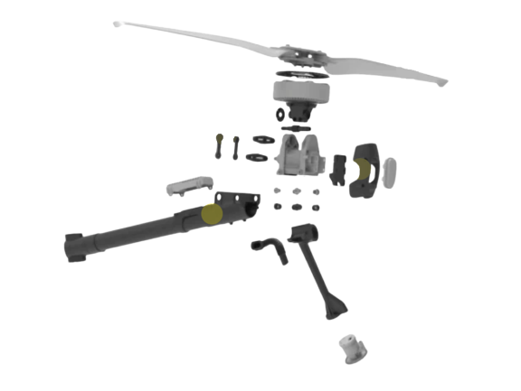 V40 - Arm - Frame Structure (Left Arm)